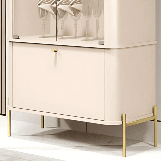 Cristaleira moderna para espaço pequeno