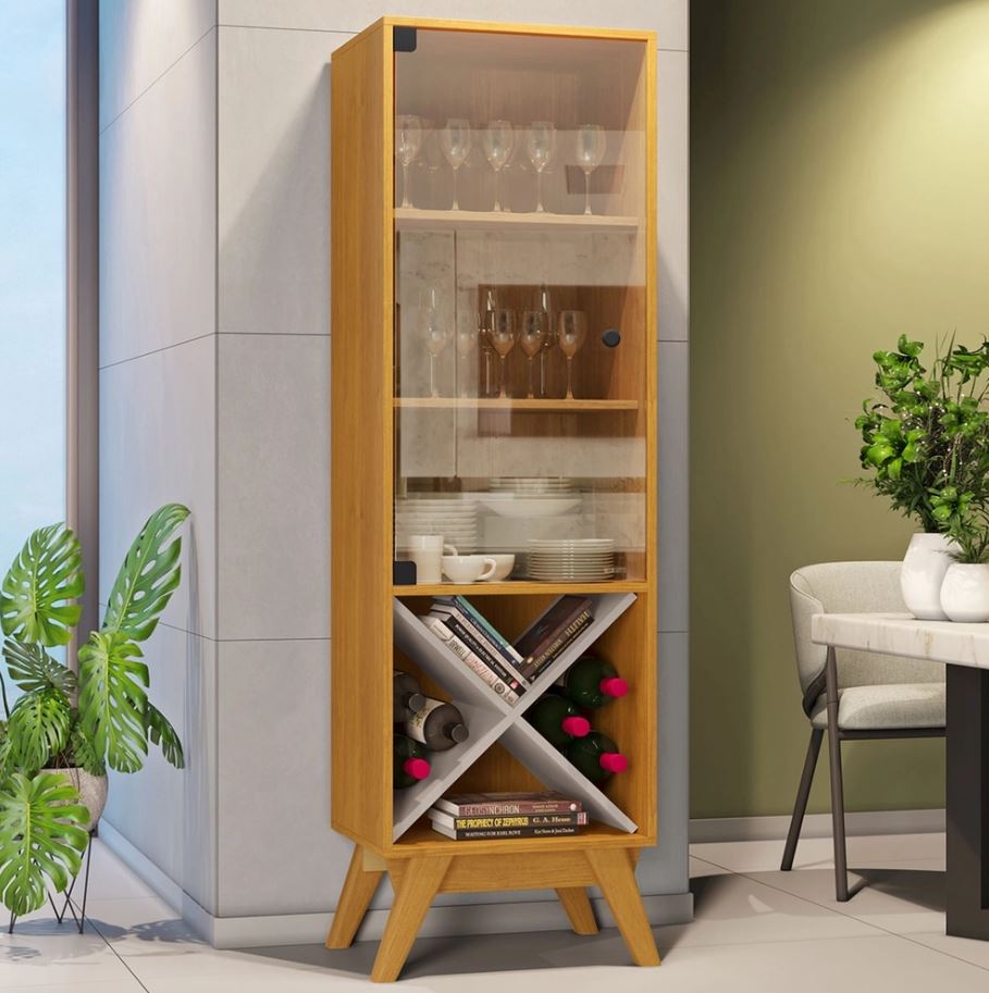 Cristaleira moderna minimalista