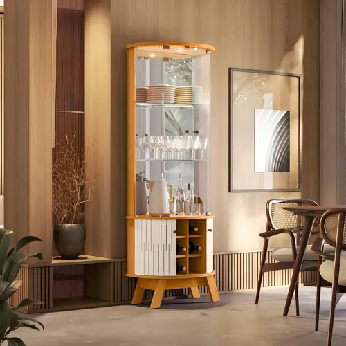 Cristaleira moderna em ferro