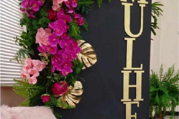 painel tecido sublimado ou cortina led culto mulheres