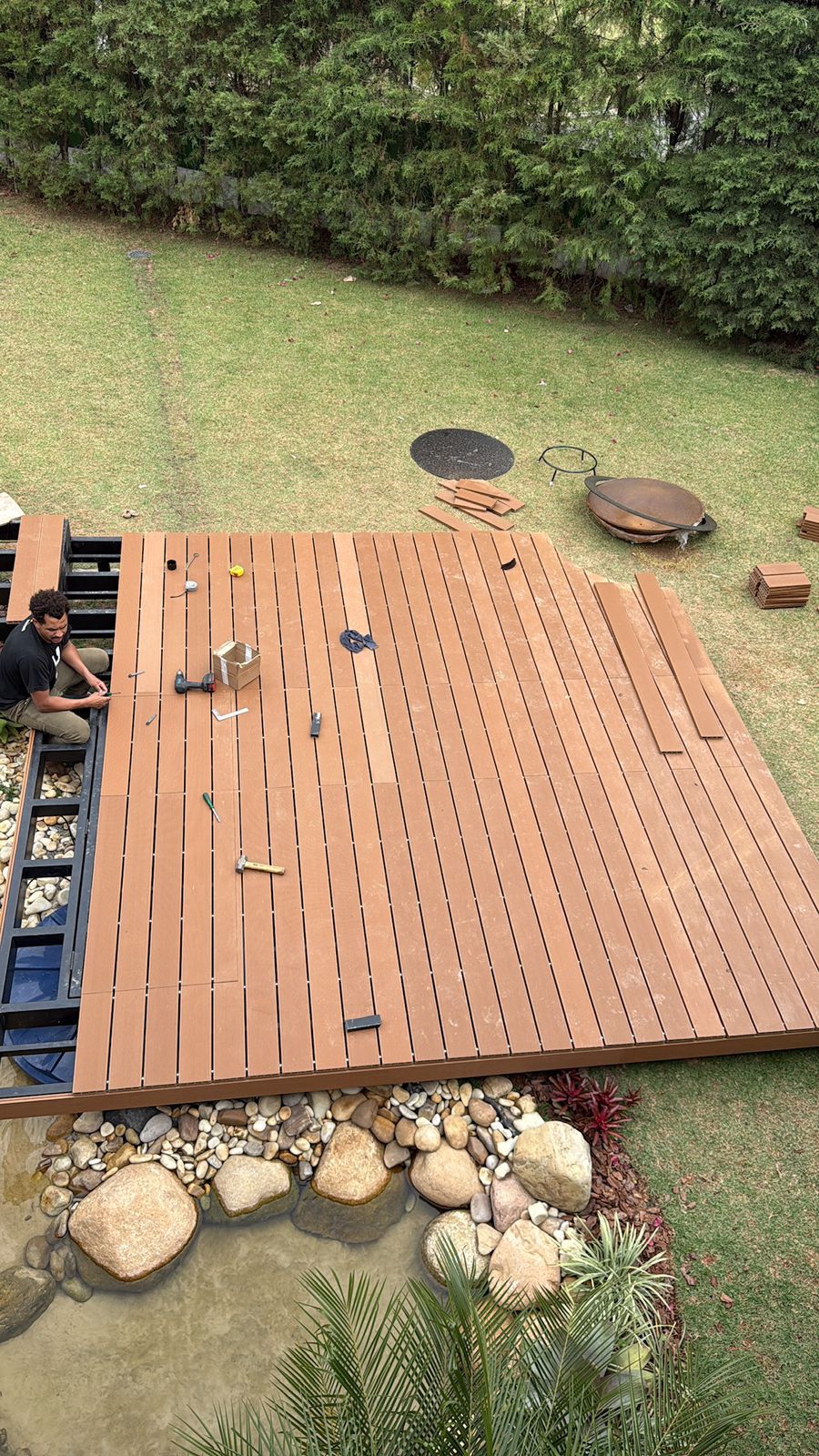 Deck de Cumaru Liso