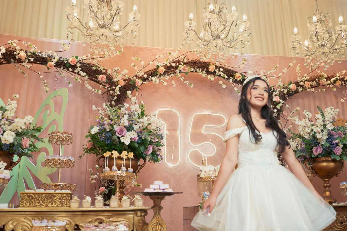 decoração 15 anos luxo