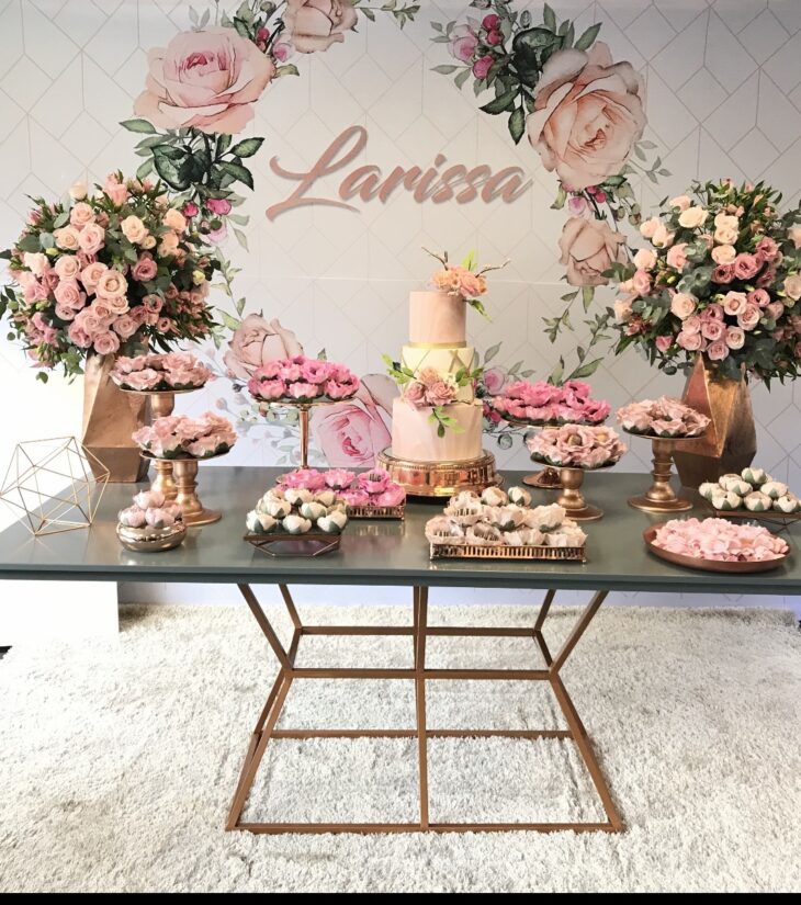 decoração 15 anos simples