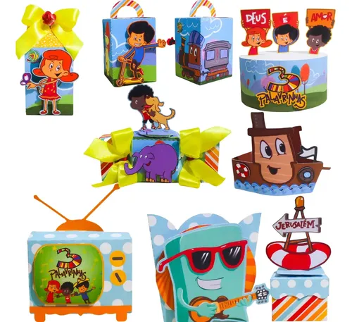 quanto custa kit festa 3 palavrinhas para imprimir