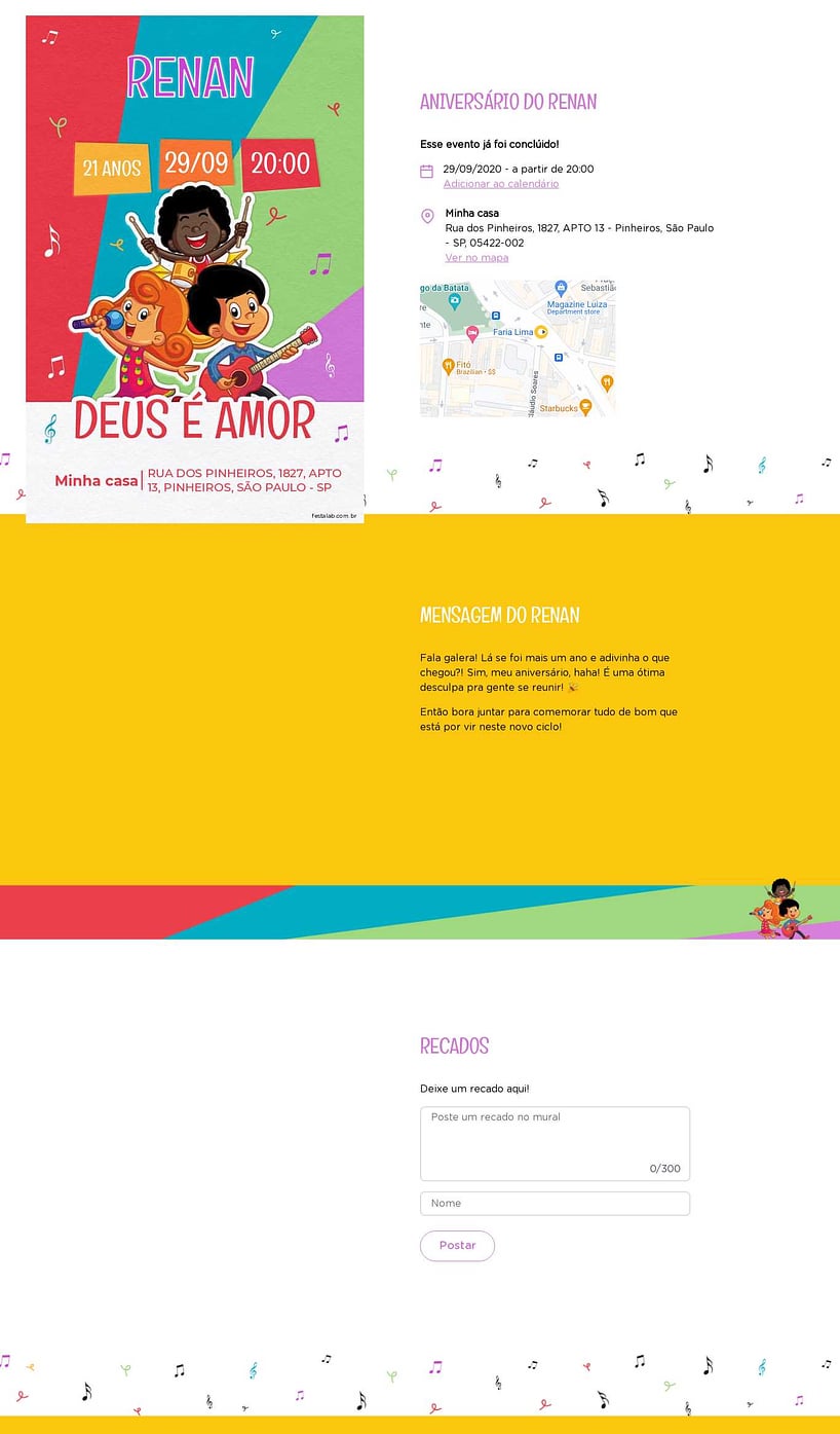 topo de bolo 3 palavrinhas para imprimir