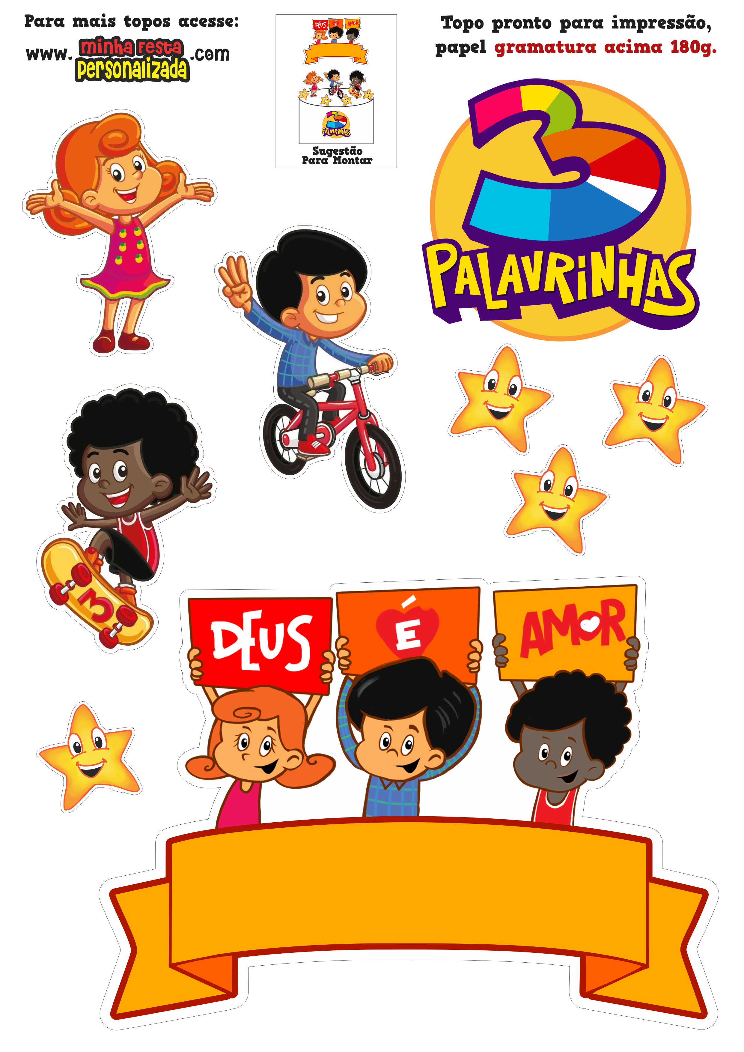 kit 3 palavrinhas vs kit personalizado