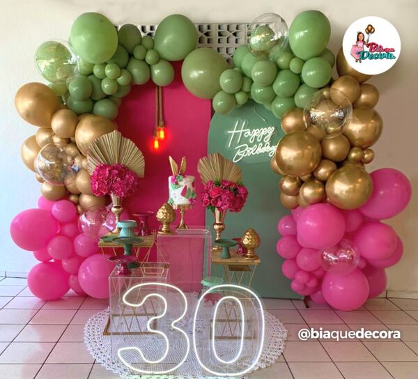 decoração 30 anos