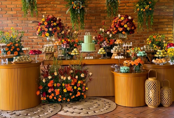 decoração 60 anos feminino