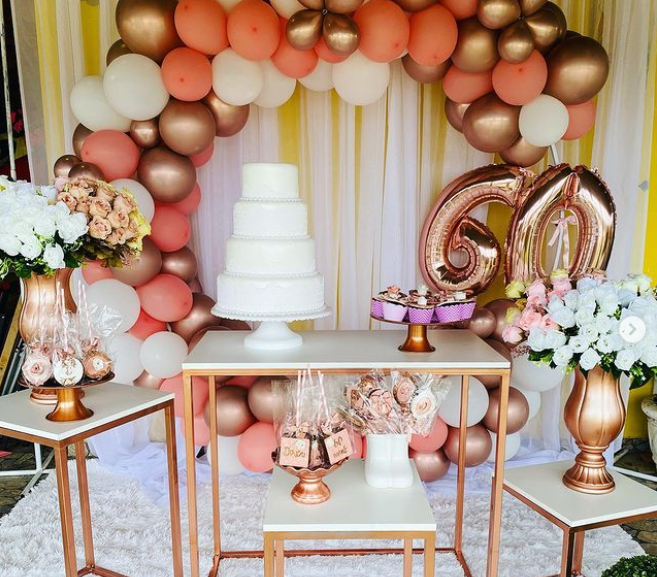 decoração 60 anos feminino