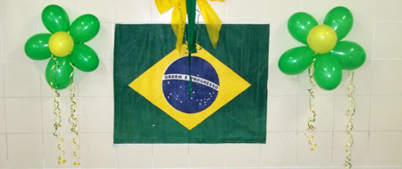 decoração 7 de setembro palco