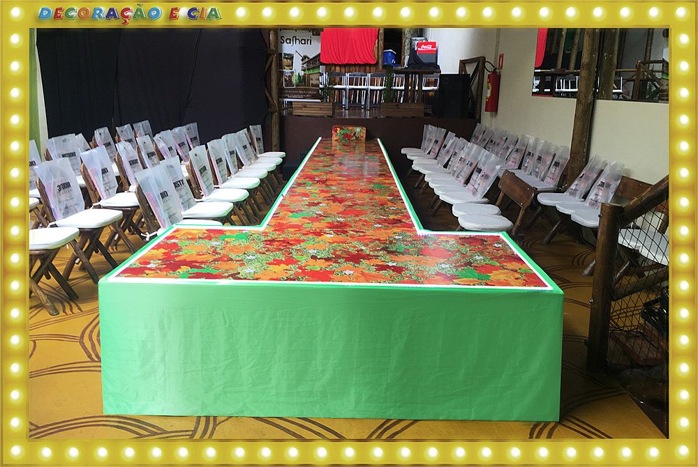 decoracao palco 7 setembro barata
