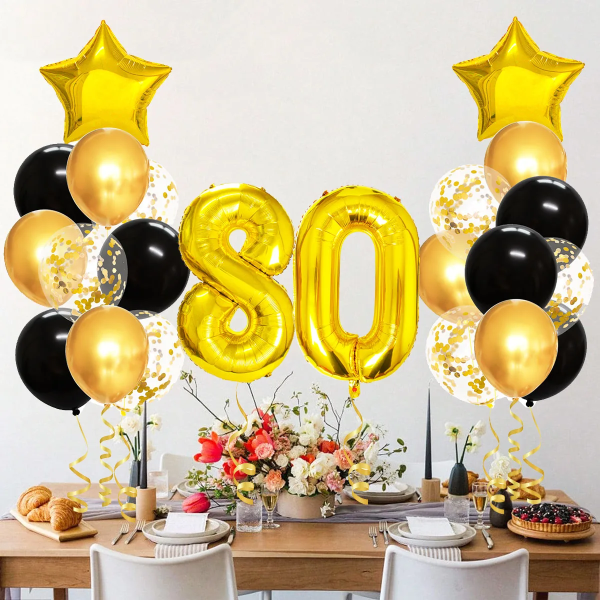 decoração 80 anos feminino