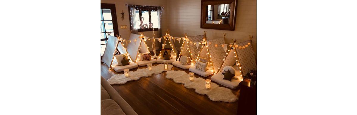 acampadentro com tenda teepee ou cabana de lençol qual o melhor