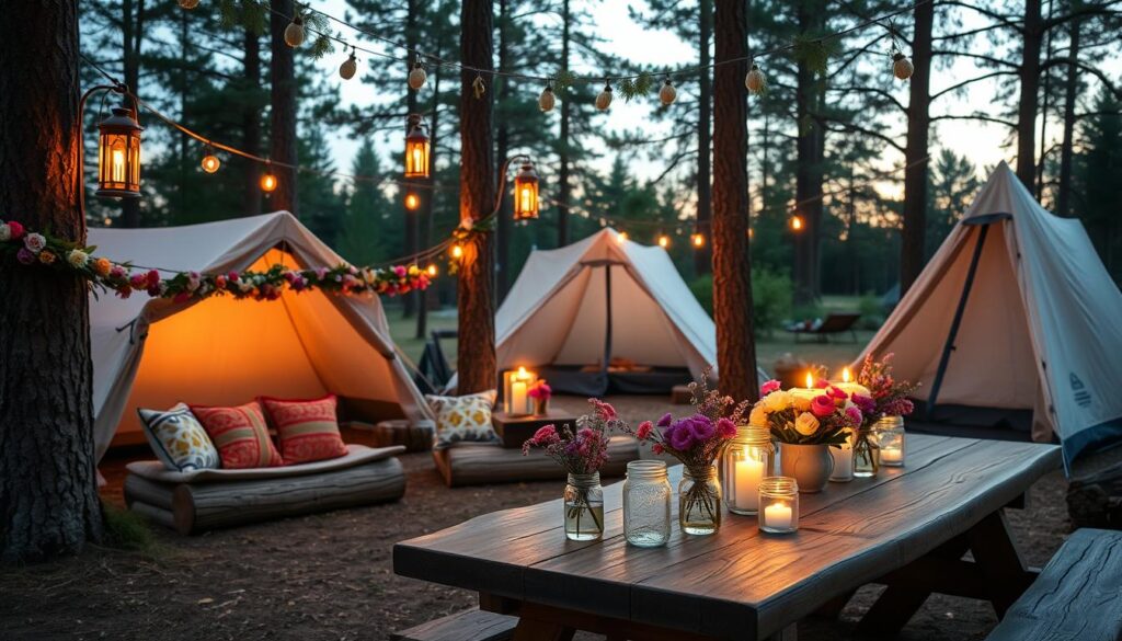 decoração acampadentro