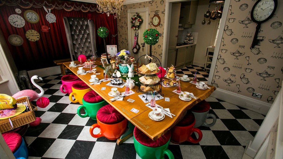 decoração alice no pais das maravilhas
