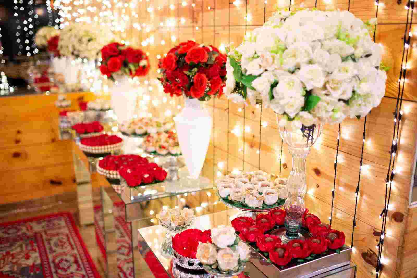 painel floral de repente 80 anos feminino