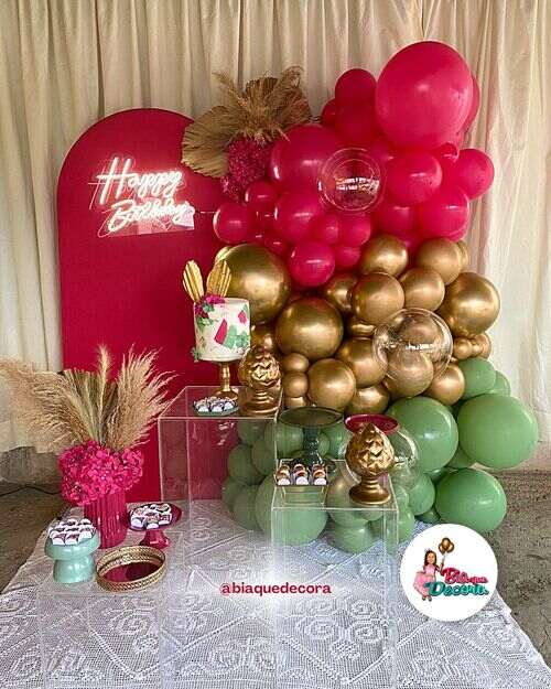 decoração aniversário mulher
