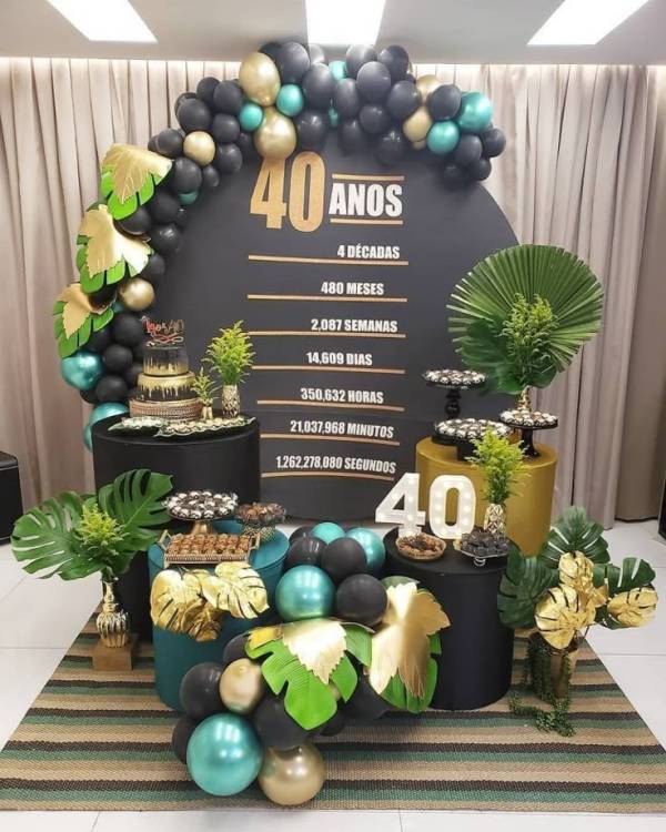 decoração aniversario simples