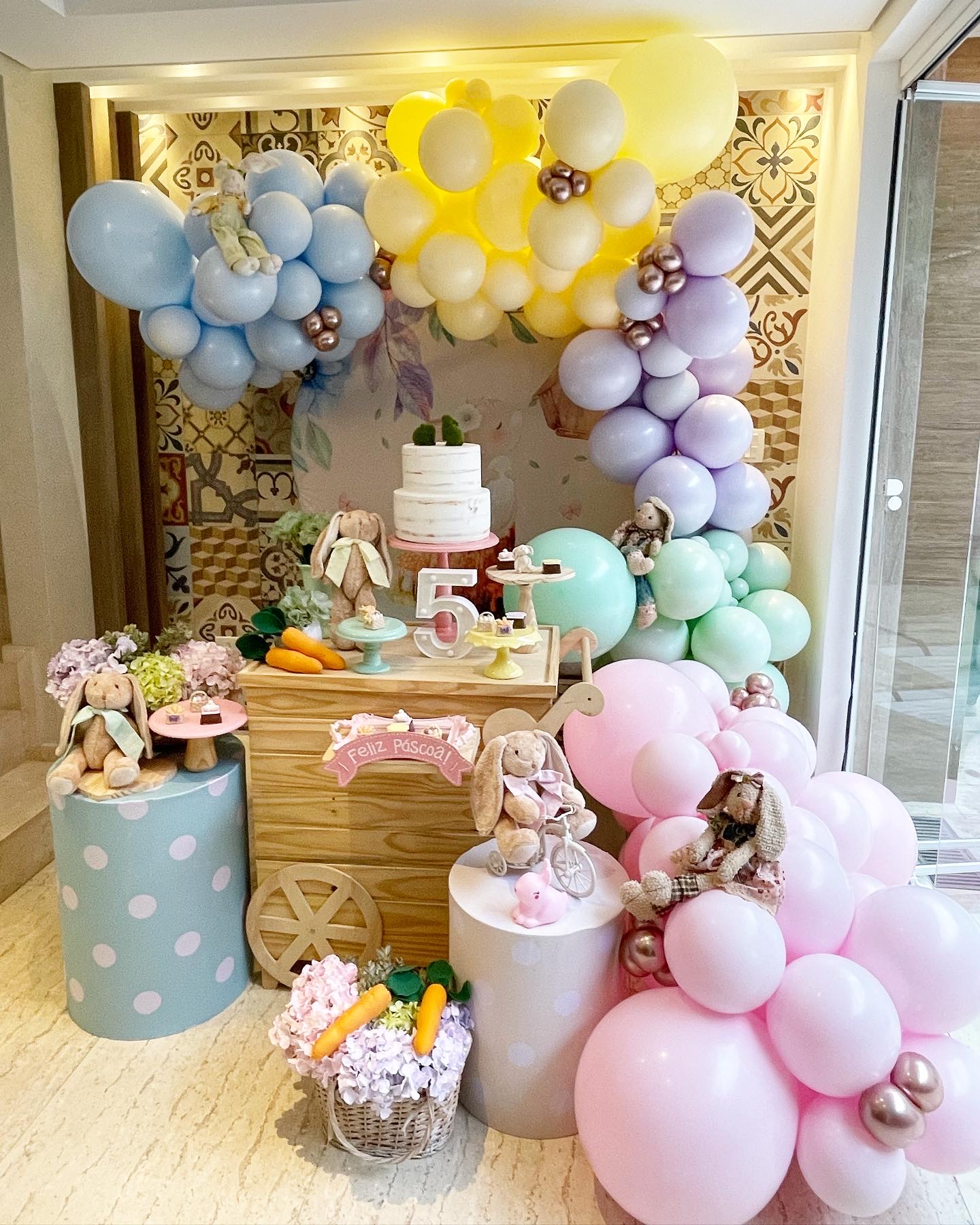 ideias criativas decoracao aniversario pascoa infantil