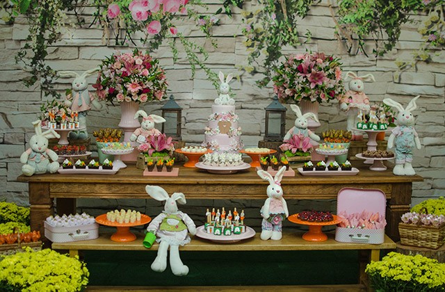 decoração aniversario tema pascoa