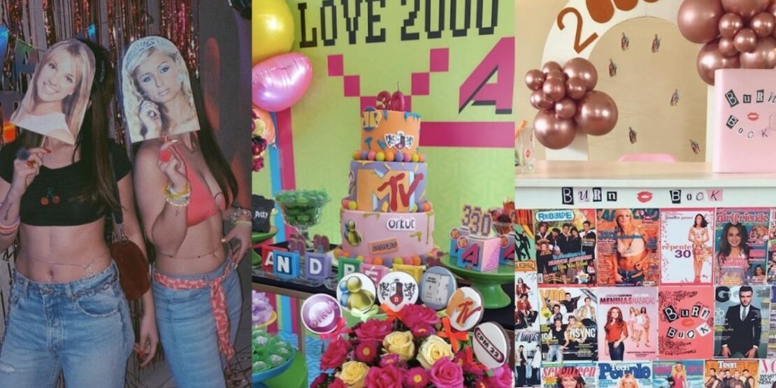 decoração anos 2000 ou anos 90 qual escolher