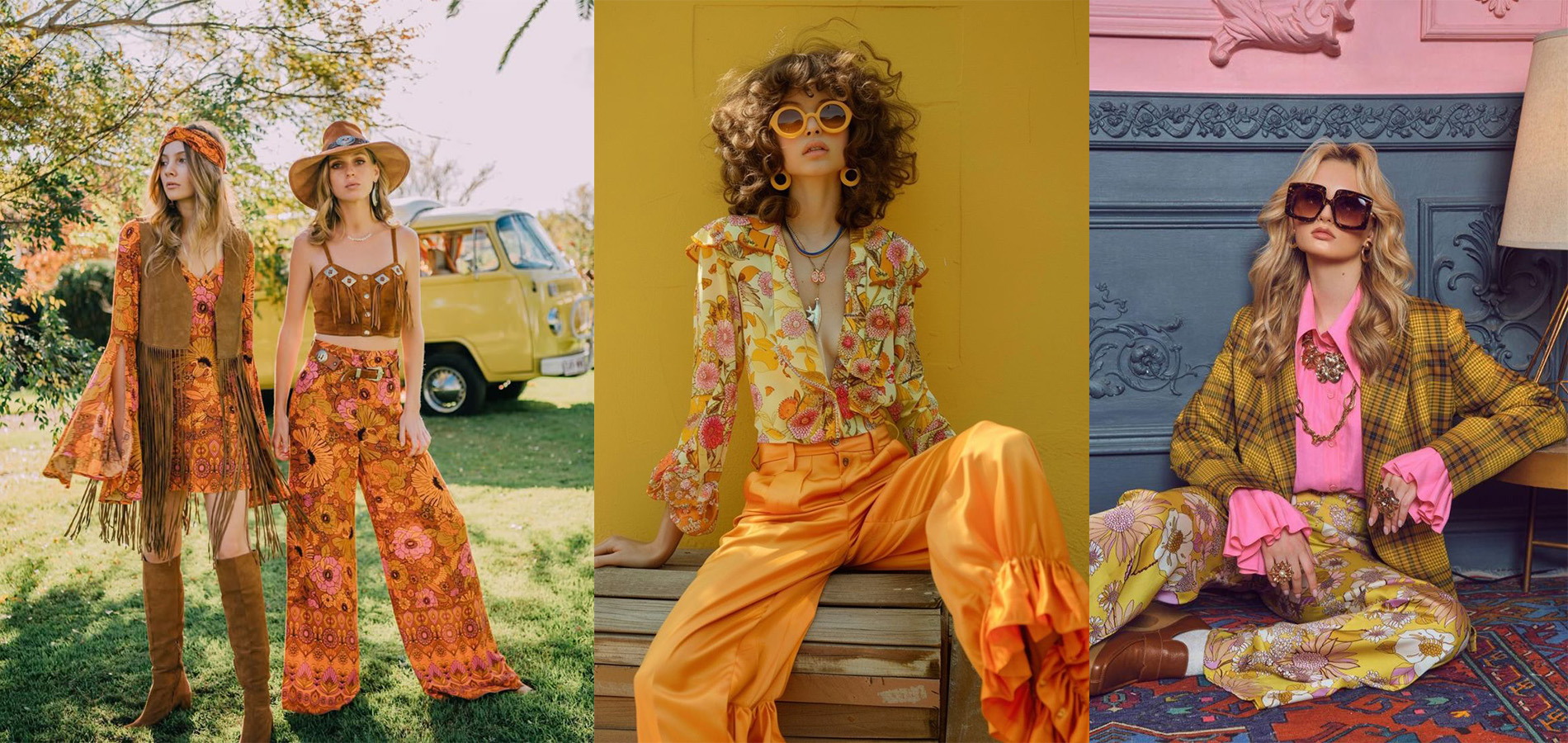 decoração anos 70 versus anos 80 feminino