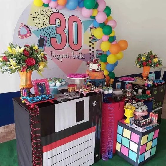 decoração anos 90