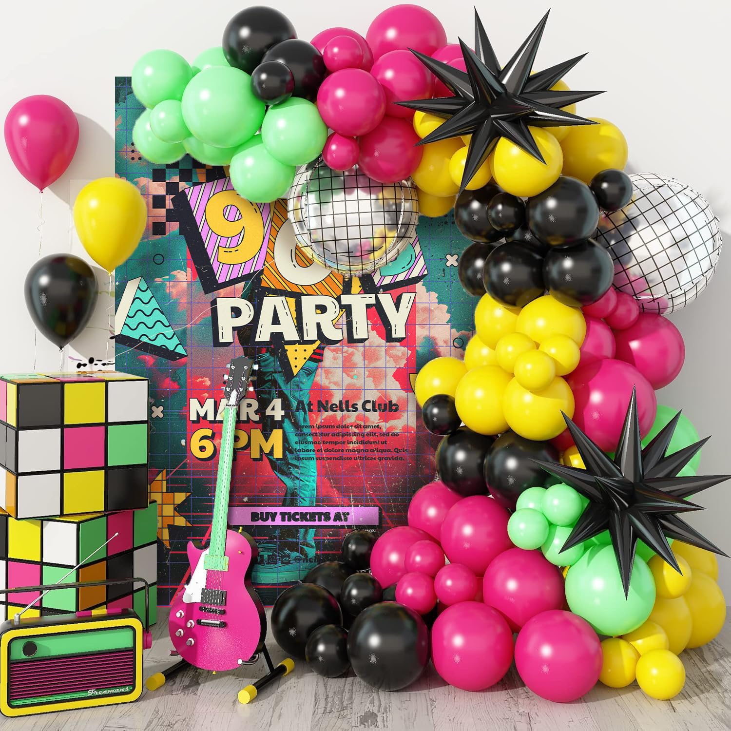 quanto custa decorar festa anos 90