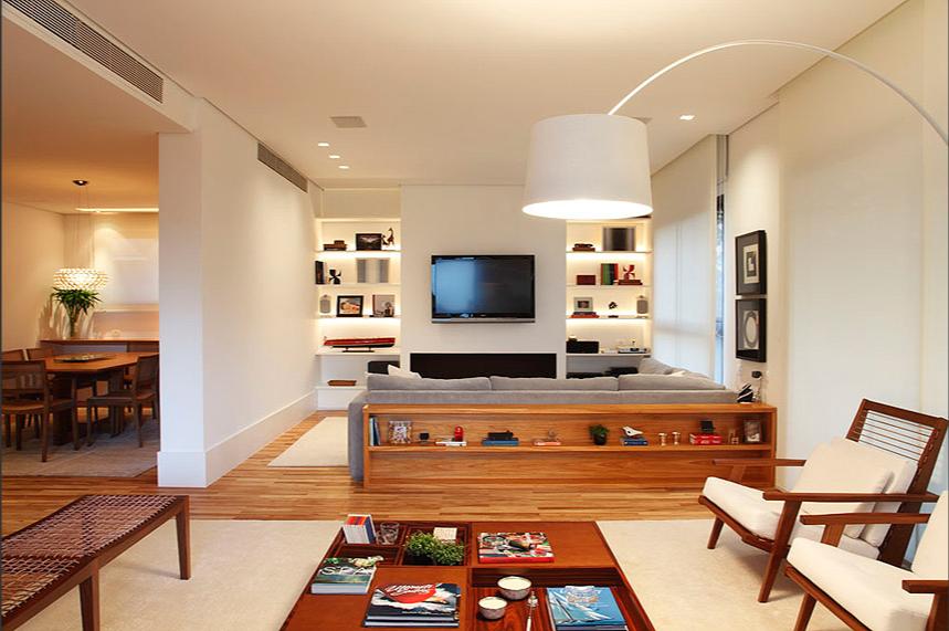 aparador estreito para corredor atrás do sofá