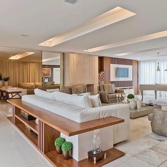 erros comuns ao decorar aparador atrás do sofá