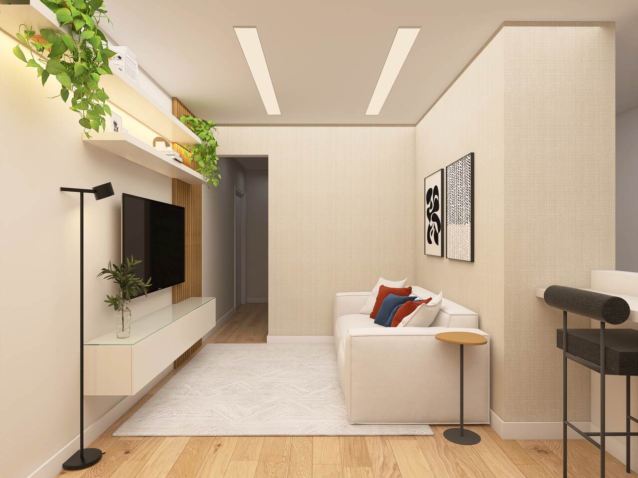 decoração apartamento alugado