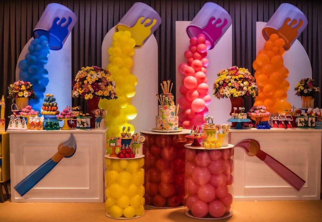 decoração aquarela infantil