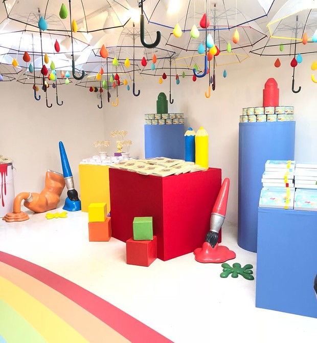 decoração aquarela infantil