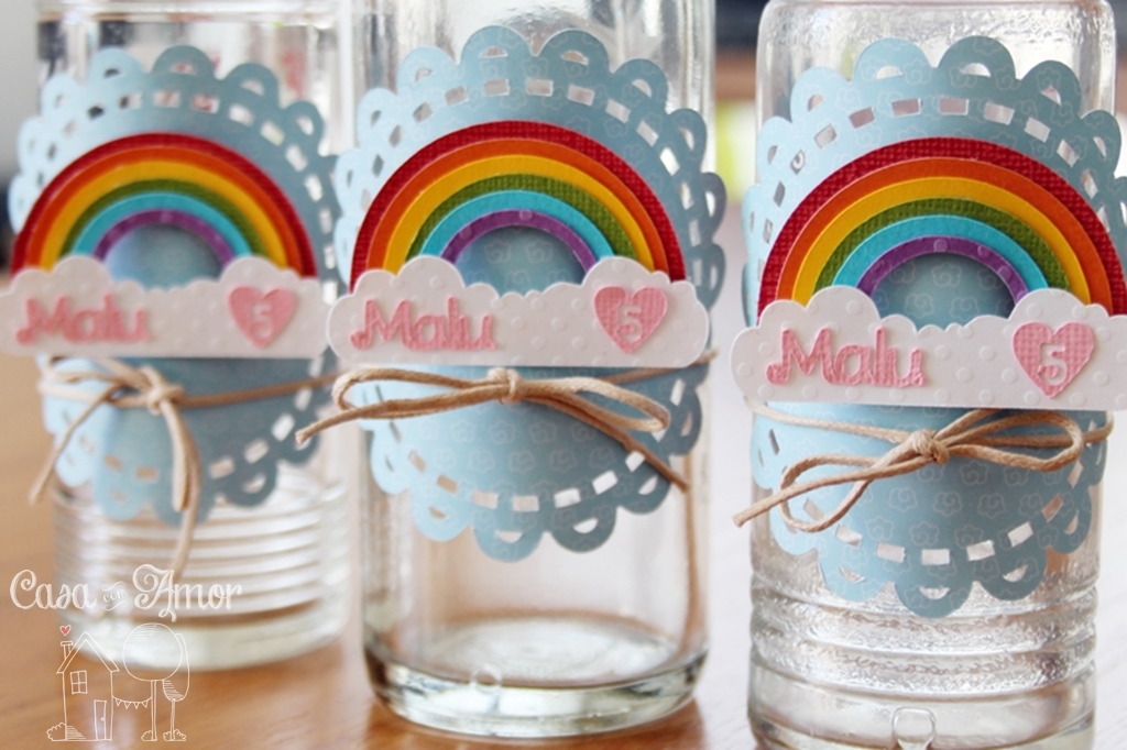 ideias de decoração arco íris festa infantil simples