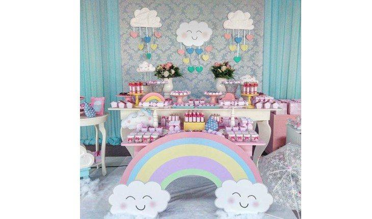 erros comuns na decoração de festa infantil arco íris