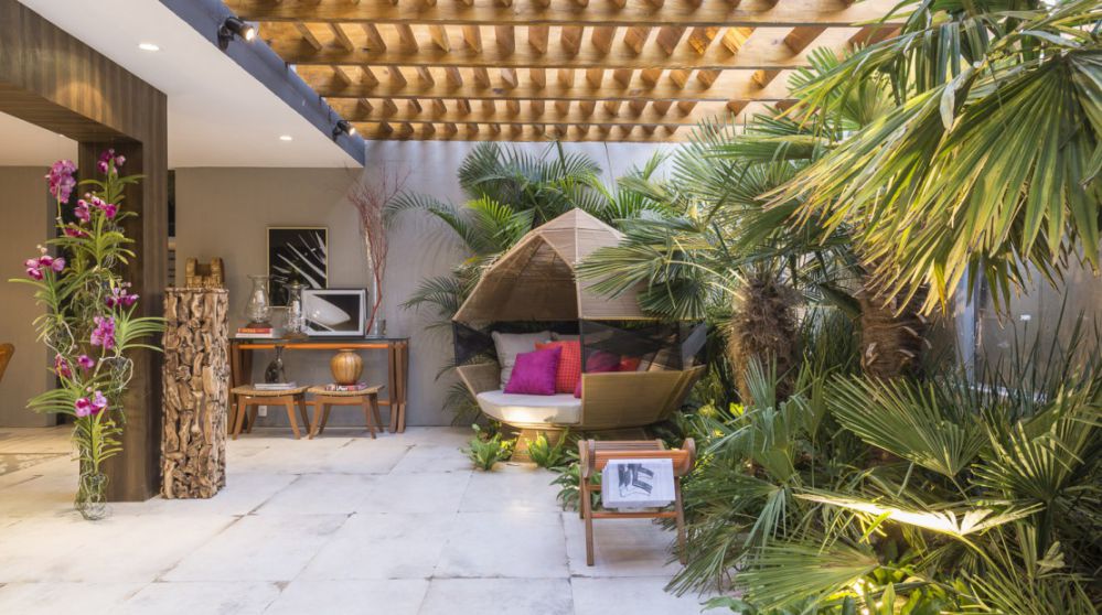 decoração area externa