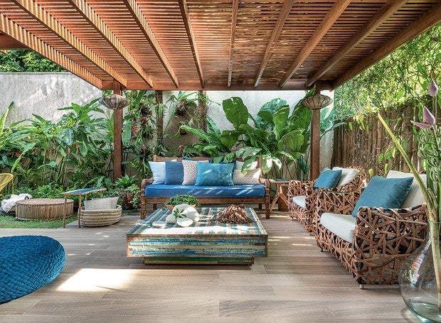 decoração area externa