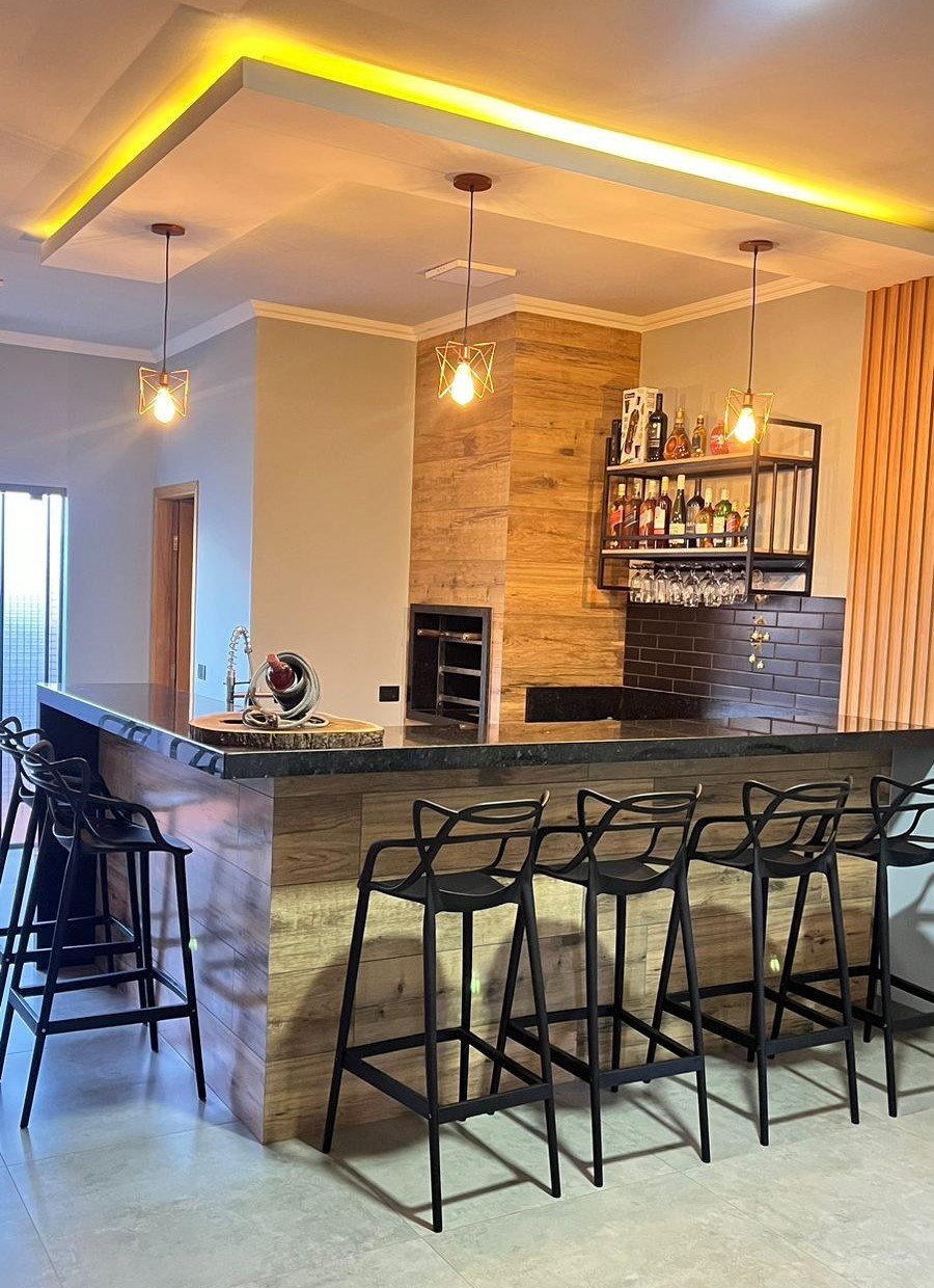 decoração area gourmet