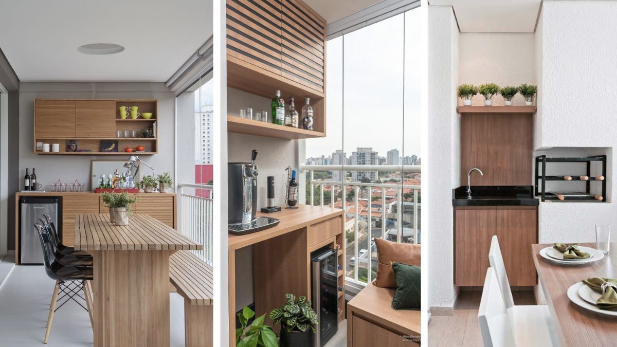 decoração area gourmet