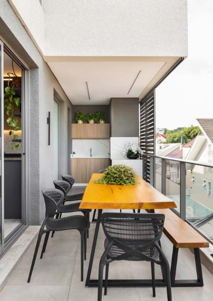 decoração area gourmet