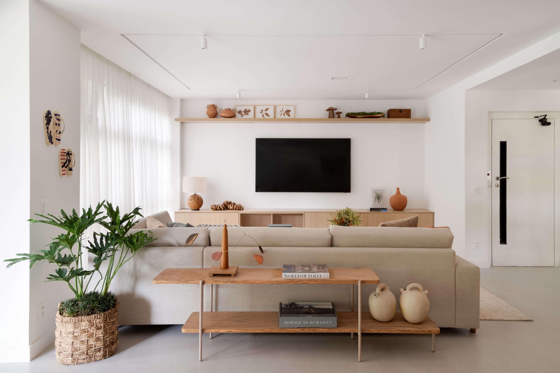uso de materiais naturais na decoração