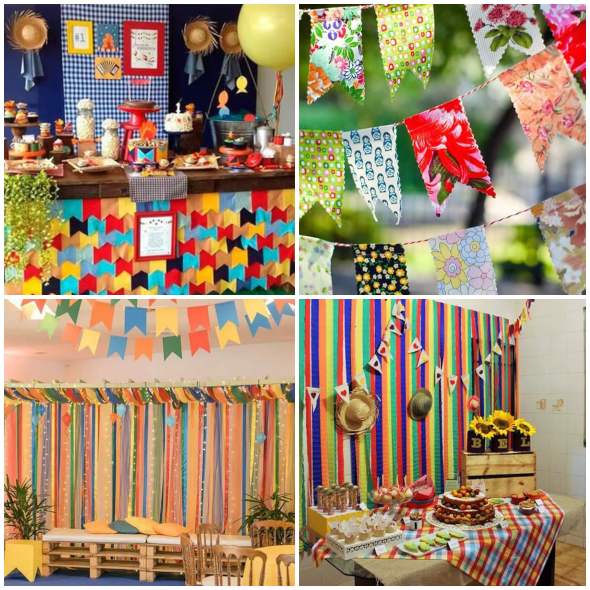 chita ou juta decoracao arraia qual melhor