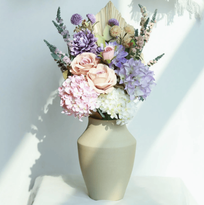 arranjo flores artificiais barato onde comprar online