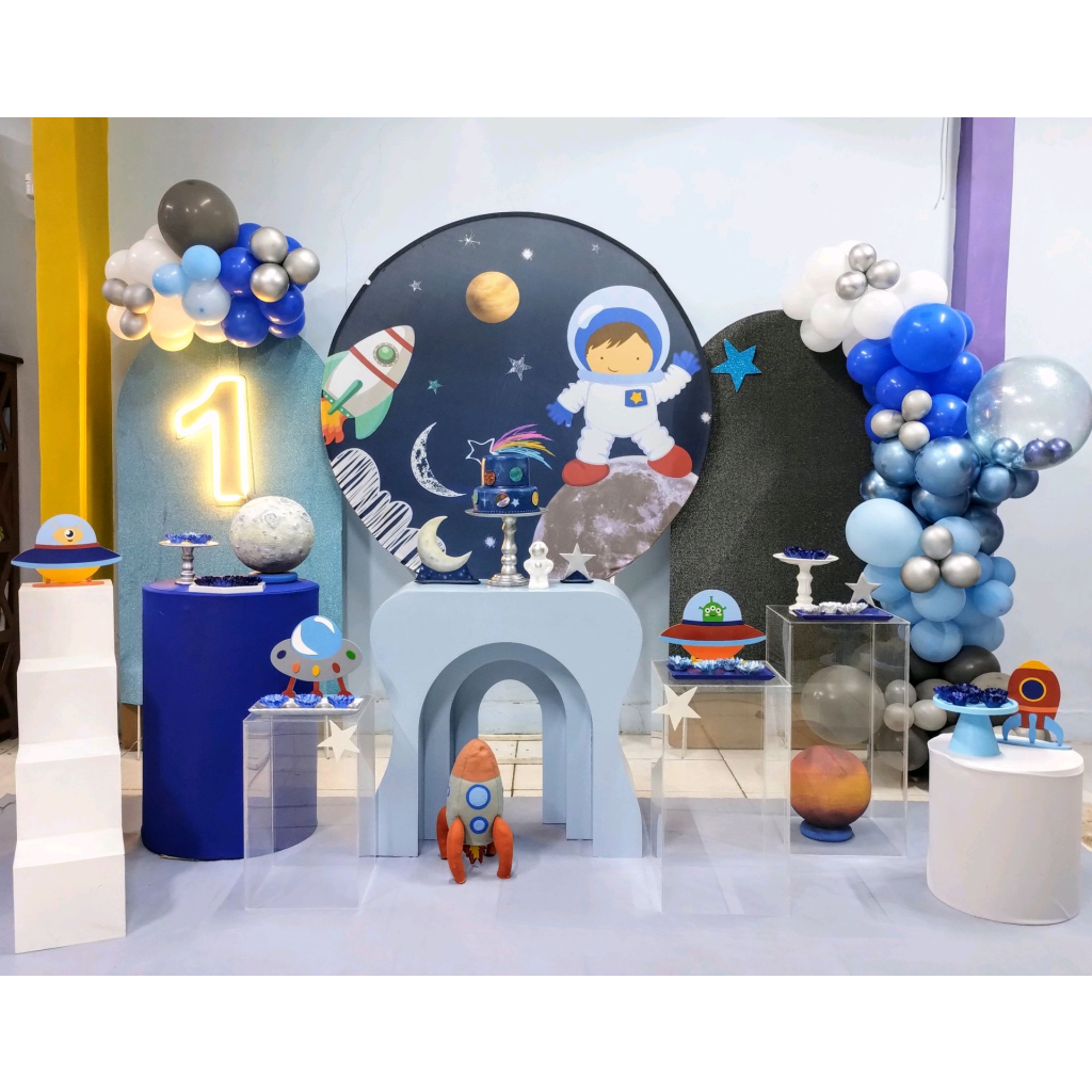 decoração astronauta luxo