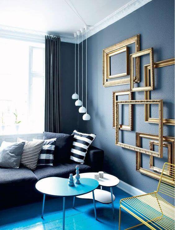 azul marinho vs azul petróleo na decoração