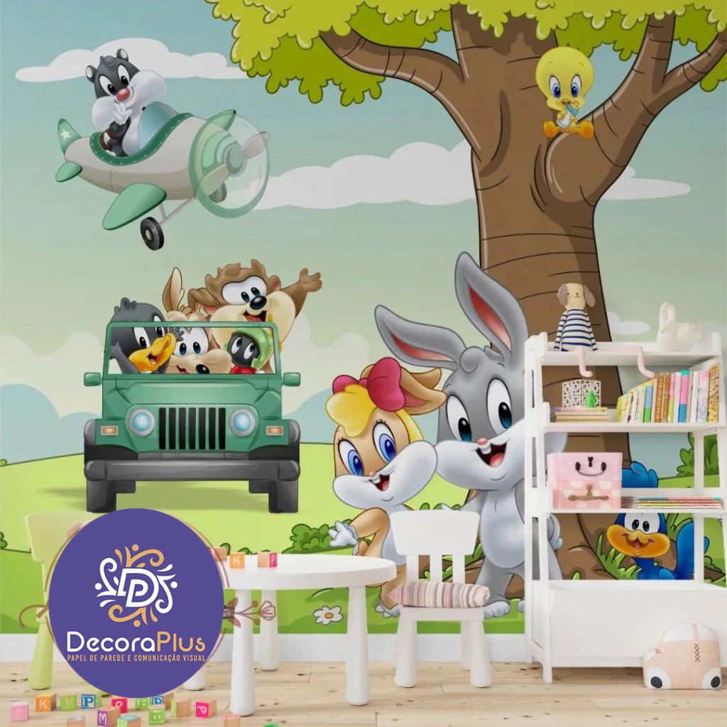 decoração baby looney tunes