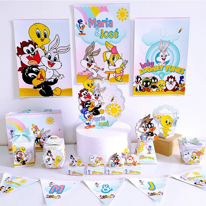 decoração baby looney tunes