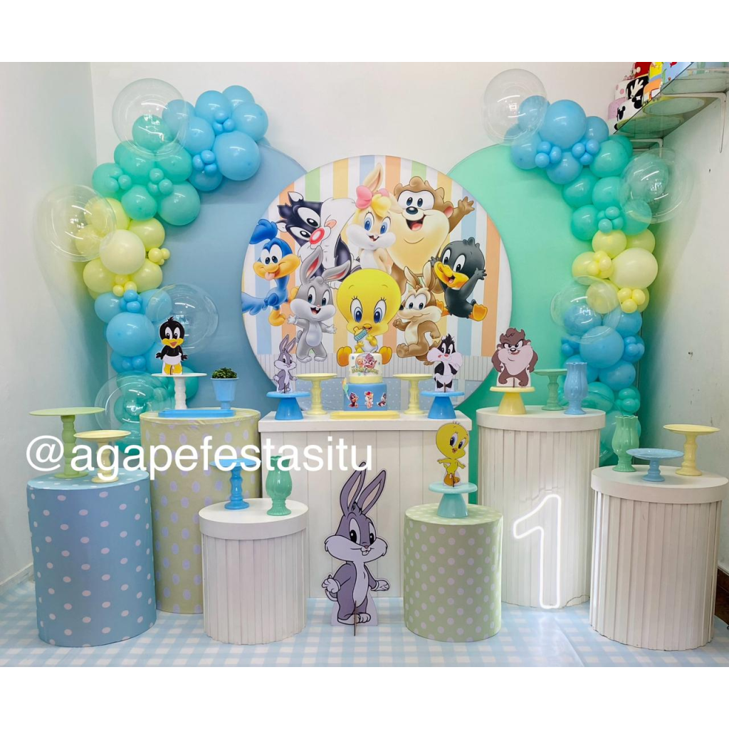 decoração baby looney tunes
