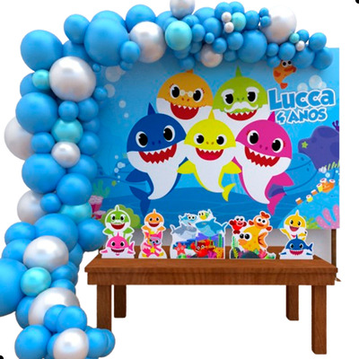 Decoração Baby Shark Rosa: Um Toque Feminino na Festa