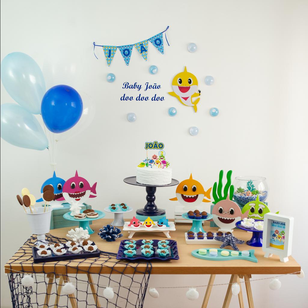 Guia Completo de Balões para Festa Baby Shark